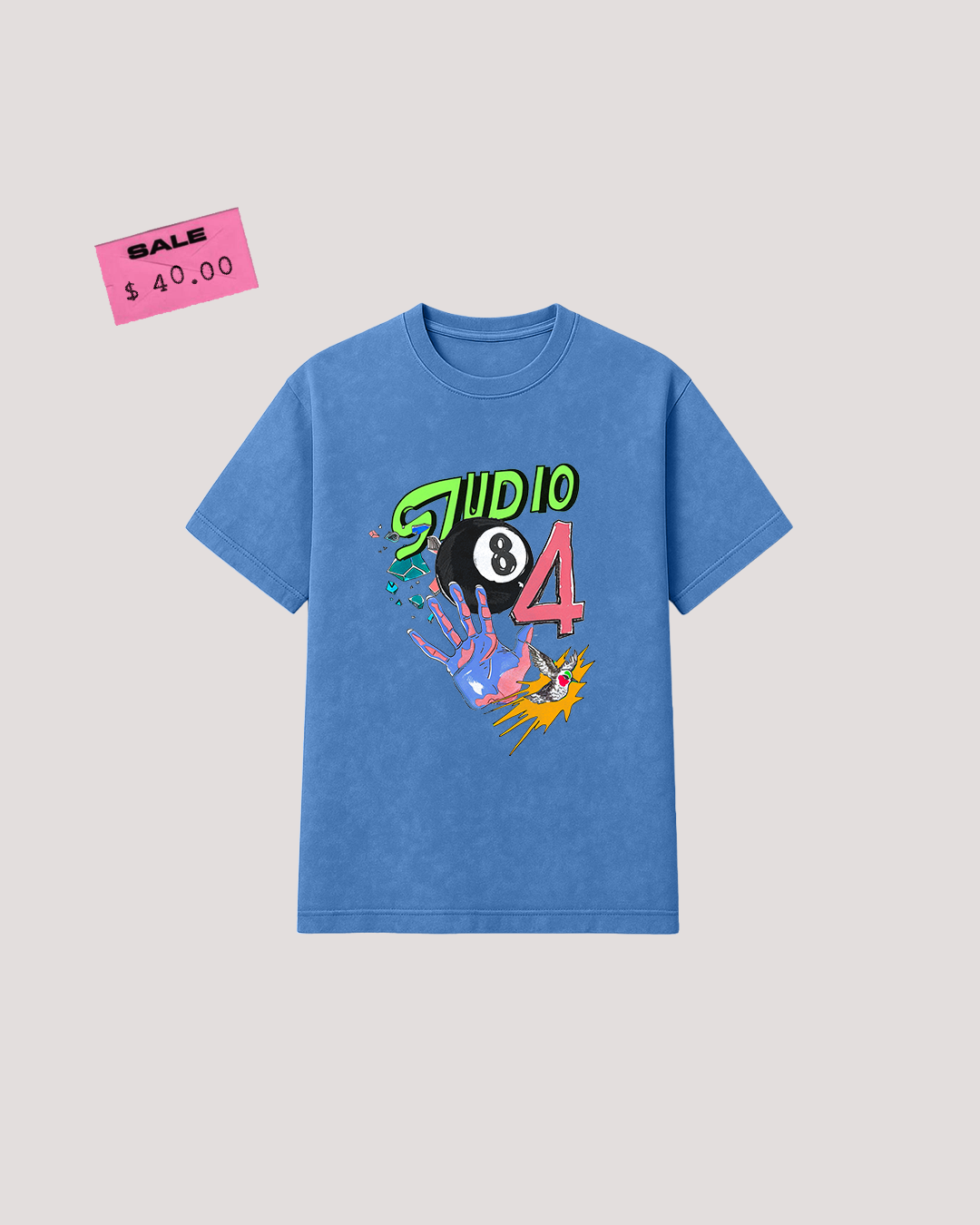 Studio 845 Acid Wash Tee