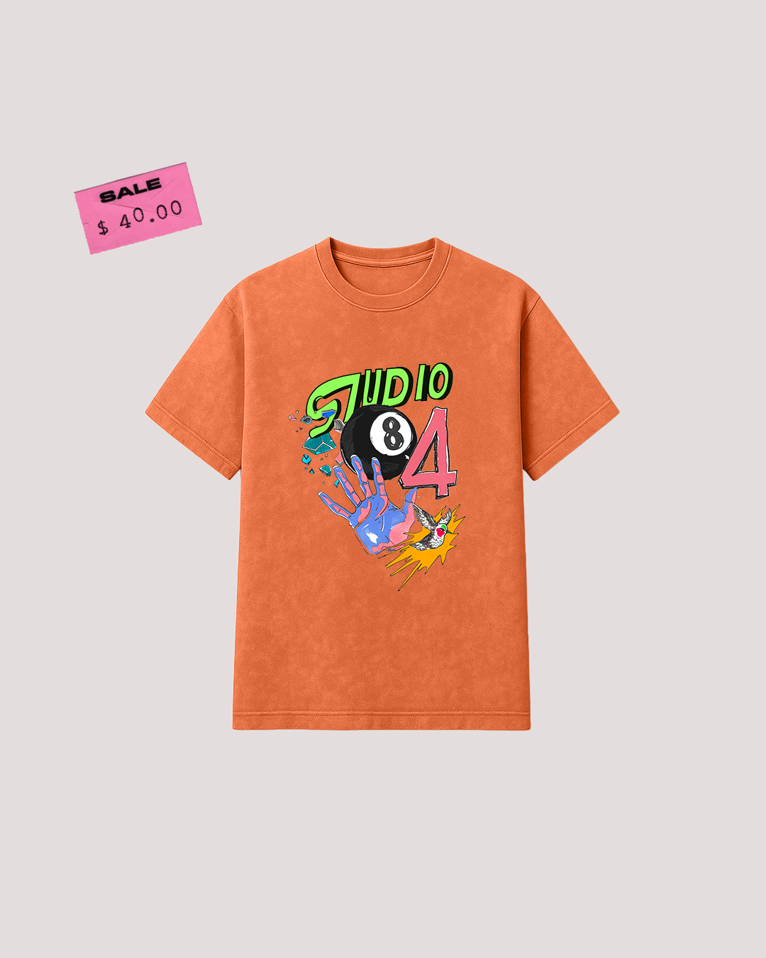 Studio 845 Acid Wash Tee