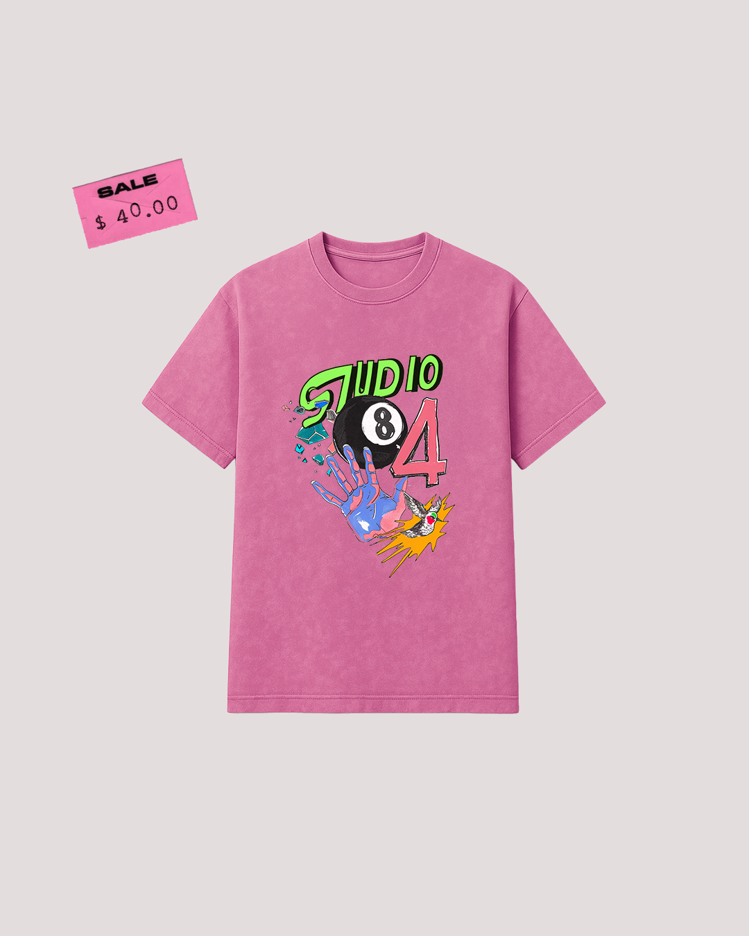 Studio 845 Acid Wash Tee