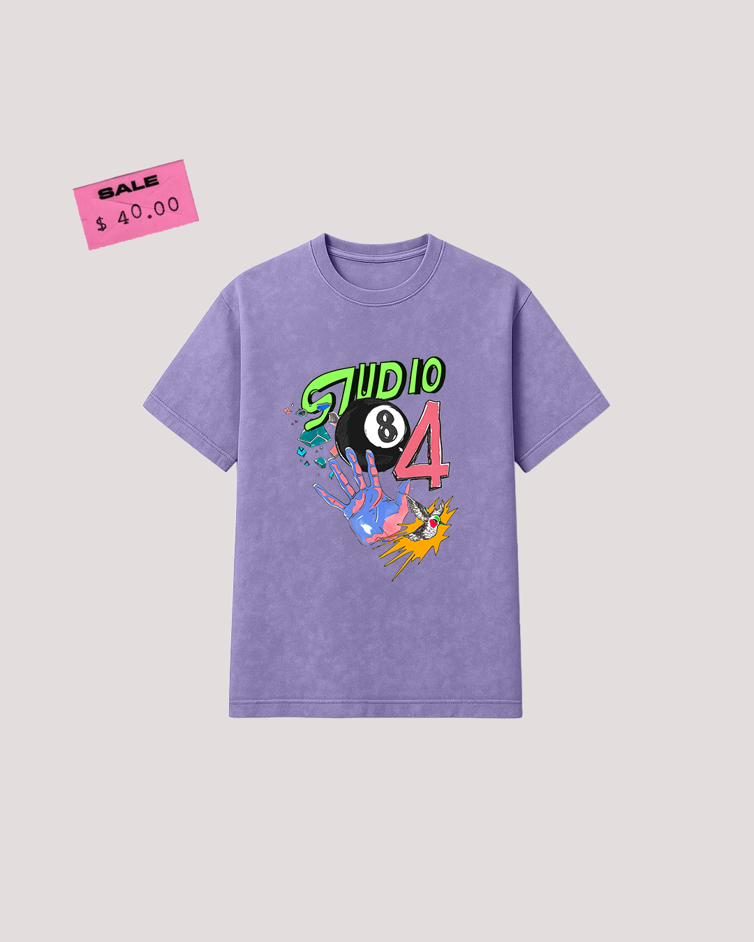 Studio 845 Acid Wash Tee